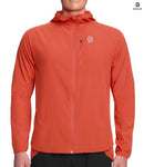 Veste de course Bjorn Daehlie Run 2.0 pour homme avec capuchon et tissu respirant.