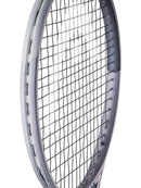 Raquette de tennis HEAD SQUARED avec technologie double tube et design gris holographique