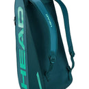 Sac HEAD Tour Racquet Bag M PU vert – sac intermédiaire pour raquettes tennis et pickleball