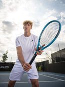 Raquette de tennis HEAD BOOM MP 2026 bleue avec technologie Auxetic 2.0 et design moderne