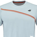 T-shirt de tennis homme Babolat Play Crew Neck avec coupe régulière et tissu extensible
