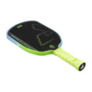 Raquette de pickleball JOOLA Agassi Heat Vision 16 mm avec surface en fibre de carbone texturée et design inspiré d’Andre Agassi.