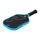 Raquette de pickleball JOOLA Perseus Double Vision 16 mm avec surface en fibre d’aramide carbone et construction thermoformée.
