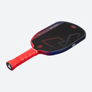 Raquette de pickleball JOOLA Agassi Heat Vision 16 mm avec surface en fibre de carbone texturée et design inspiré d’Andre Agassi.