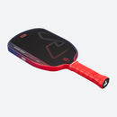 Raquette de pickleball JOOLA Agassi Heat Vision 16 mm avec surface en fibre de carbone texturée et design inspiré d’Andre Agassi.