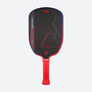 Raquette de pickleball JOOLA Agassi Heat Vision 16 mm avec surface en fibre de carbone texturée et design inspiré d’Andre Agassi.