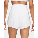 Short de tennis femme Nike Advantage blanc – vue avant
