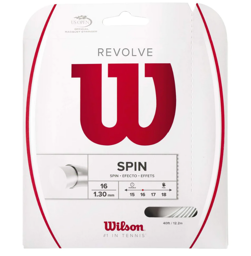 Wilson Revolve 16L/1.30 (blanc) Cordage