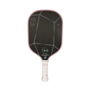 Raquette de pickleball Six Zero Quartz carbone brut T300 – contrôle, spin et puissance rose