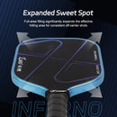 Luzz Inferno Pro 4 Bleu Blaze Raquette Pickleball