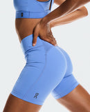 Cuissard court On Running Performance Tights Short 6 pouces respirant avec poches pour course à pied