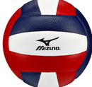 Ballon de volleyball Mizuno MZ5 avec surface texturée en microfibre pour un meilleur contrôle.