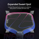 Raquette pickleball Luzz Pro 4 Inferno avec noyau MPP pour puissance, confort et durabilité maximale