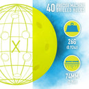 Franklin X40 Balles Pickleball Extérieur (pqt 36) (jaune)