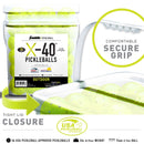 Franklin X40 Balles Pickleball Extérieur (pqt 36) (jaune)