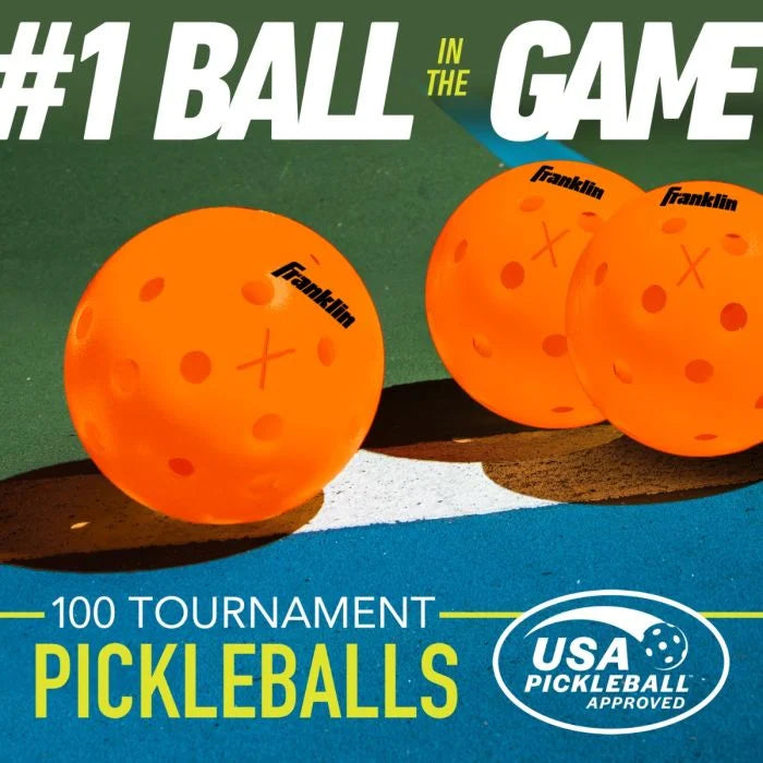 Franklin X40 Balles Pickleball Extérieur Orange (pqt 3)