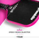 Franklin FS Tour Dynasty 16 Rose Raquette Pickleball