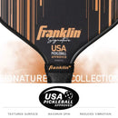 Franklin Signature Pro Series 13 Noir/Or Raquette Pickleball