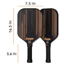 Franklin Signature Pro Series 13 Noir/Or Raquette Pickleball