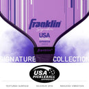 Franklin Signature Pro Series 16 Lilas Raquette Pickleball
