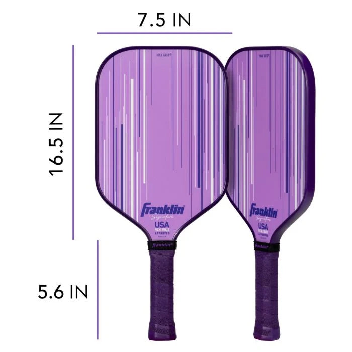 Franklin Signature Pro Series 16 Lilas Raquette Pickleball