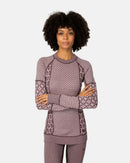 Kari Traa Smekker Long Sleeve couche de base légère en laine mérinos pour femme