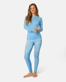 Kari Traa Smekker Long Sleeve couche de base légère en laine mérinos pour femme