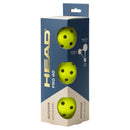 Head Pro 40 Balles Pickleball Extérieur (pqt de 3)