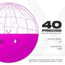 Franklin X 40 Balles Pickleball Extérieur Violet (pqt 3)