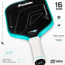 Raquette de pickleball Franklin C45° Hayden Patriquin en carbone T700