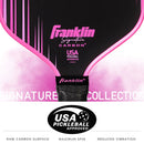 raquette de pickleball Franklin Signature Carbon Fiber T700 pour spin et puissance