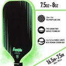 de pickleball Franklin Signature Carbon Fiber T700 pour spin et puissance