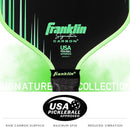de pickleball Franklin Signature Carbon Fiber T700 pour spin et puissance