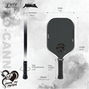 Raquette pickleball Luzz Kung Fu Panda Cannon Gen 3+ avec surface texturée pour spin et grip antidérapant performant