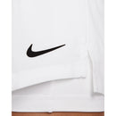 Short de tennis femme Nike Advantage blanc – vue avant
