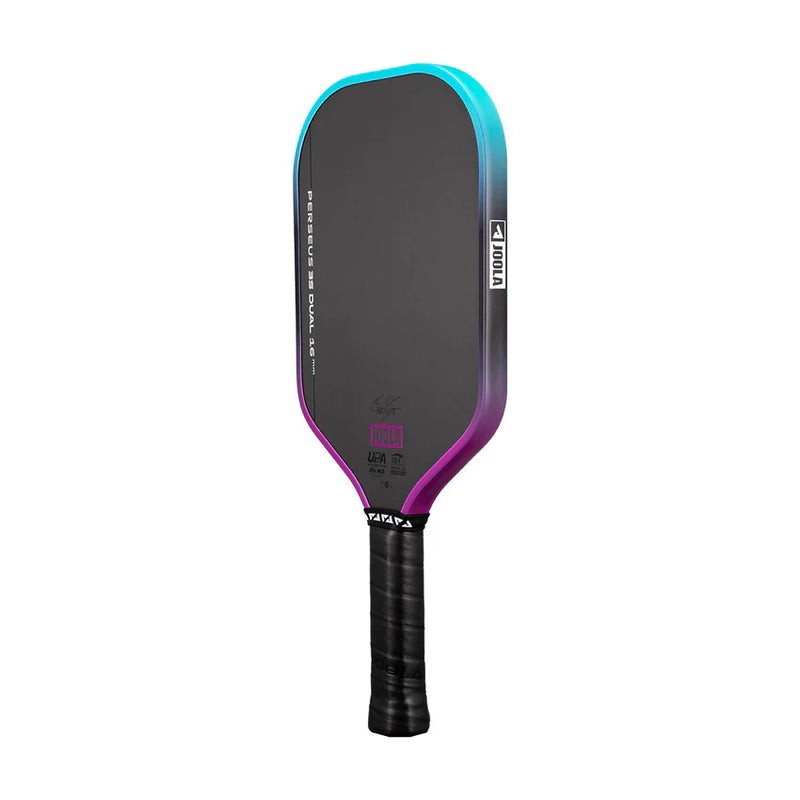 Raquette JOOLA Perseus 3S Dual 16mm violet turquoise – vue avant