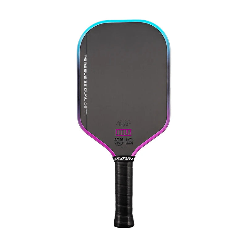 Raquette JOOLA Perseus 3S Dual 16mm violet turquoise – vue avant