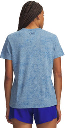T-shirt Under Armour UA Tech™ Pixelate léger en polyester avec technologie anti-humidité et contrôle des odeurs