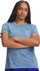T-shirt Under Armour UA Tech™ Pixelate léger en polyester avec technologie anti-humidité et contrôle des odeurs