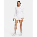 Short de tennis femme Nike Advantage blanc – vue avant
