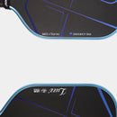 Raquette pickleball Luzz Pro 4 Blue Blaze Inferno avec noyau MPP pour puissance, contrôle et durabilité professionnelle