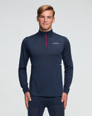 Dæhlie Performance Wool Half Zip couche de base en laine mérinos pour homme