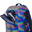 Sac de tennis Babolat RH9 Pure Drive Spectra pouvant transporter jusqu'à 9 raquettes, avec structure autoportante, revêtement déperlant, trois grands compartiments et bretelles ergonomiques.