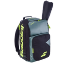 Sac à dos de tennis Babolat Pure Aero avec compartiment pour 3 raquettes, espace ordinateur portable et tissu déperlant, conçu pour transporter l’équipement sportif au quotidien.