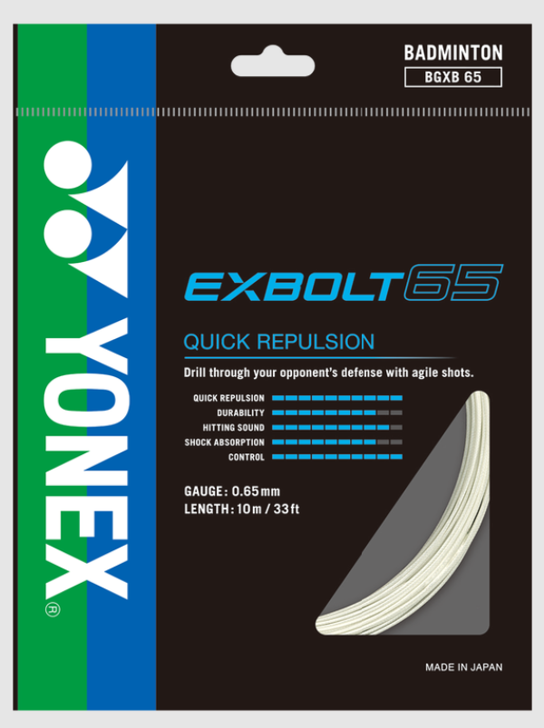 Yonex Exbolt 65 22L/0.65 (blanc)