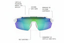 Lunette de soleil sport SPEK STRYVE II Blanc Mat