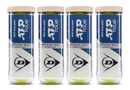 Dunlop Balles ATP Tour Extra Duty (4 tubes)