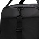 Sac de sport Nike Brasilia 9.5 grande taille avec compartiment chaussures, poches extérieures et fond enduit, conçu pour transporter l’équipement d’entraînement.