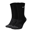Chaussettes d’entraînement Nike Everyday Max Cushioned mi-mollet avec semelle épaisse molletonnée et technologie Dri-FIT, conçues pour confort et stabilité.