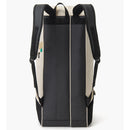 Sac de tennis Yonex Gearlogic 6 Pack beige et noir avec compartiments multiples et structure autoportante